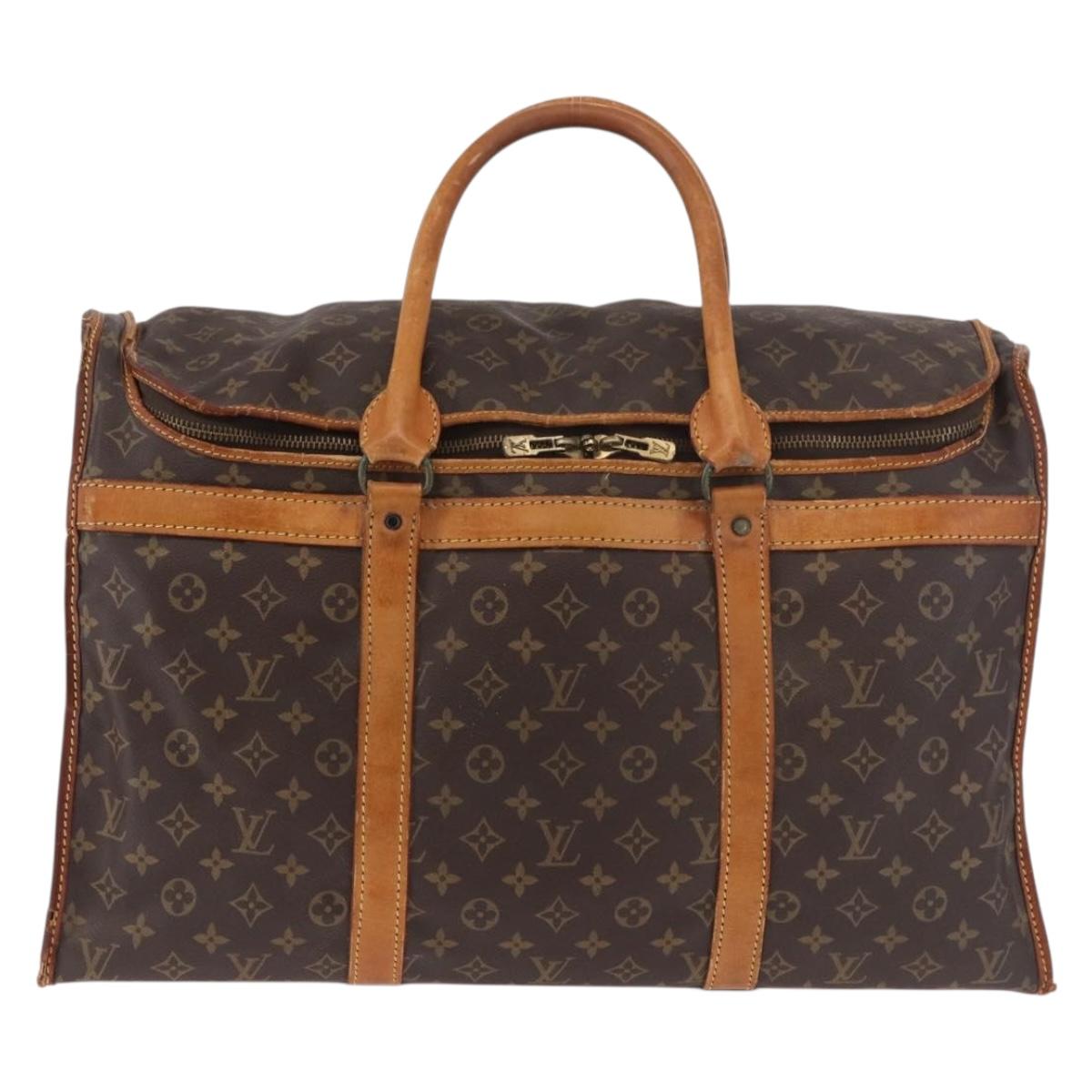 LOUIS VUITTON Monogram Sac Chasseur 55 Boston Bag M41922 LV Auth 186003