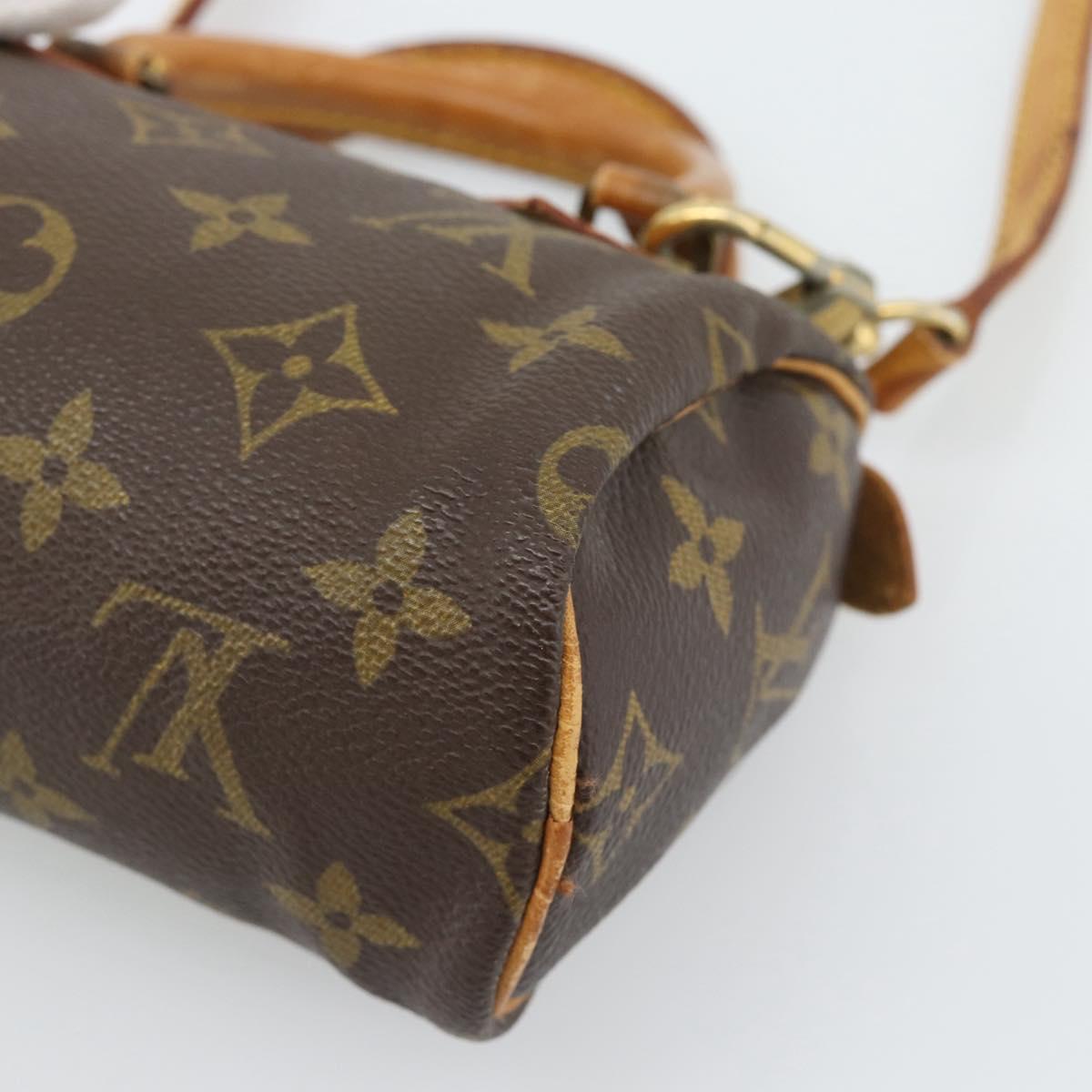 LOUIS VUITTON Monogram Mini Speedy Hand Bag M41534 LV Auth 186004