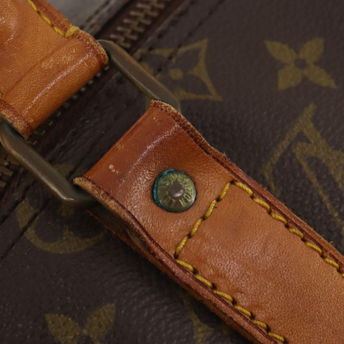 LOUIS VUITTON Monogram Keepall 50 Boston Bag M41426 LV Auth 186010
