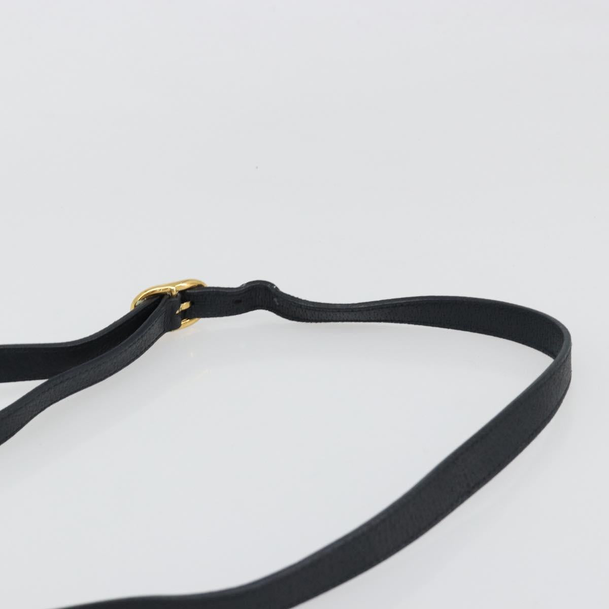 GUCCI GG Supreme Shoulder Bag PVC Navy Gold 001 093 0791 Auth 186017