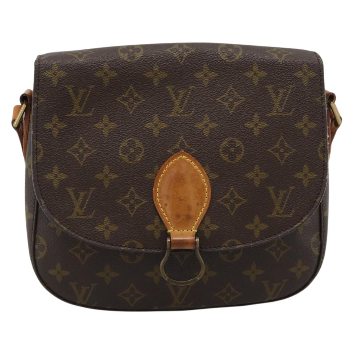 LOUIS VUITTON Monogram Saint Cloud GM Shoulder Bag M51242 LV Auth 186028