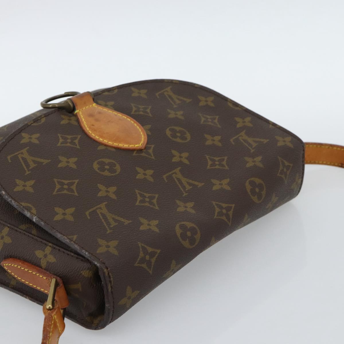 LOUIS VUITTON Monogram Saint Cloud GM Shoulder Bag M51242 LV Auth 186028