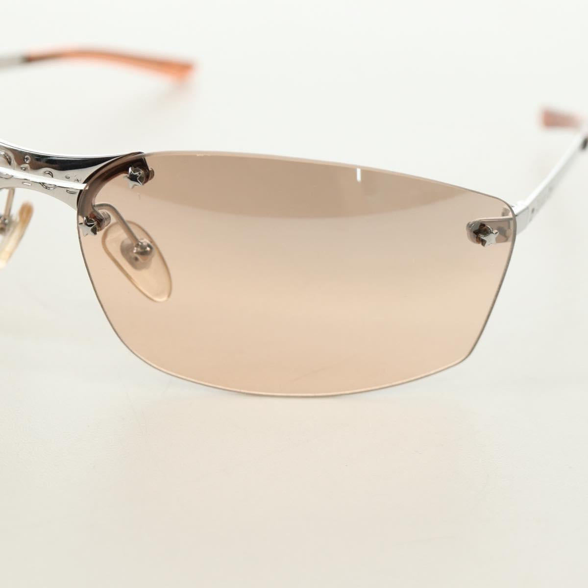 Christian Dior Sunglasses metal Beige Auth 186029M