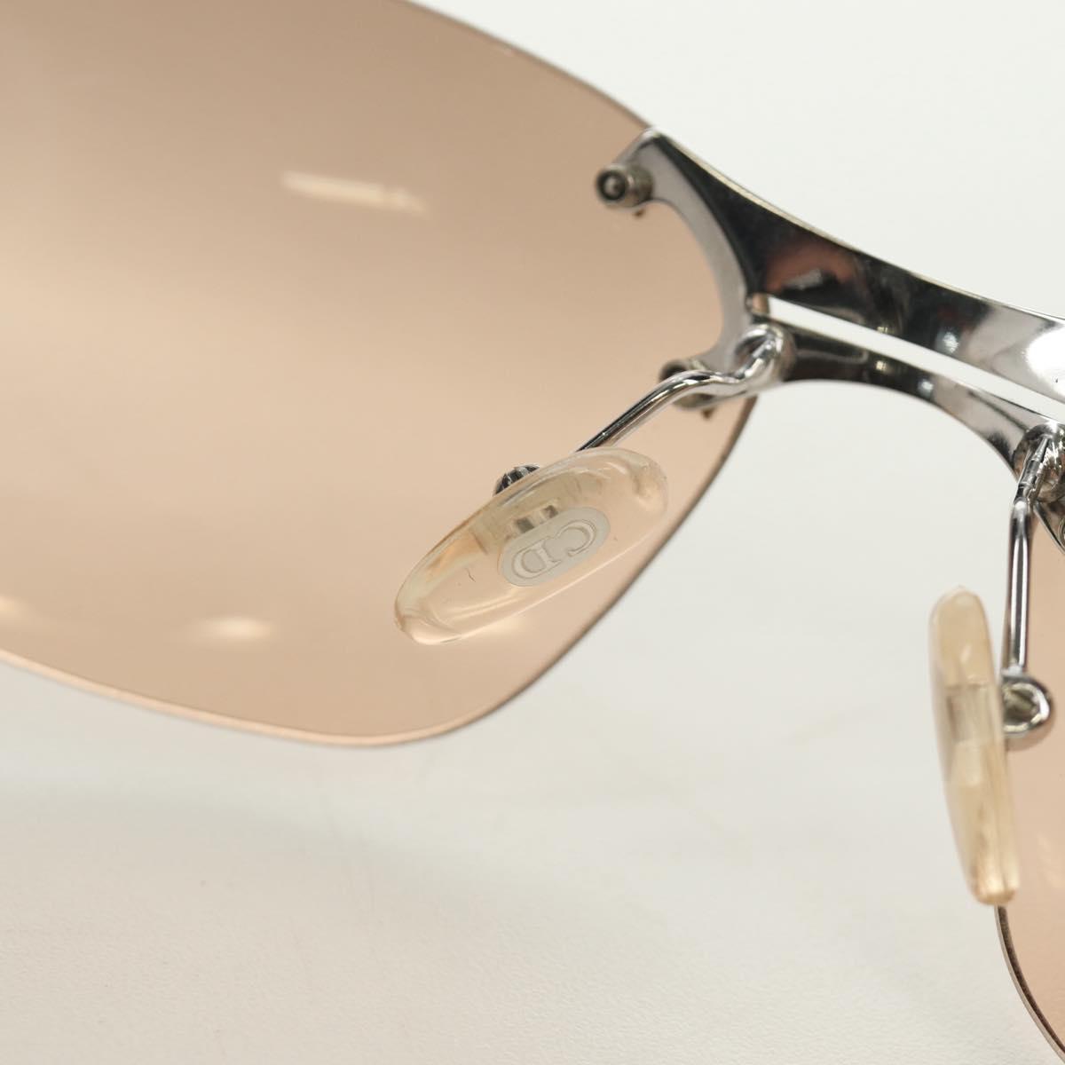 Christian Dior Sunglasses metal Beige Auth 186029M