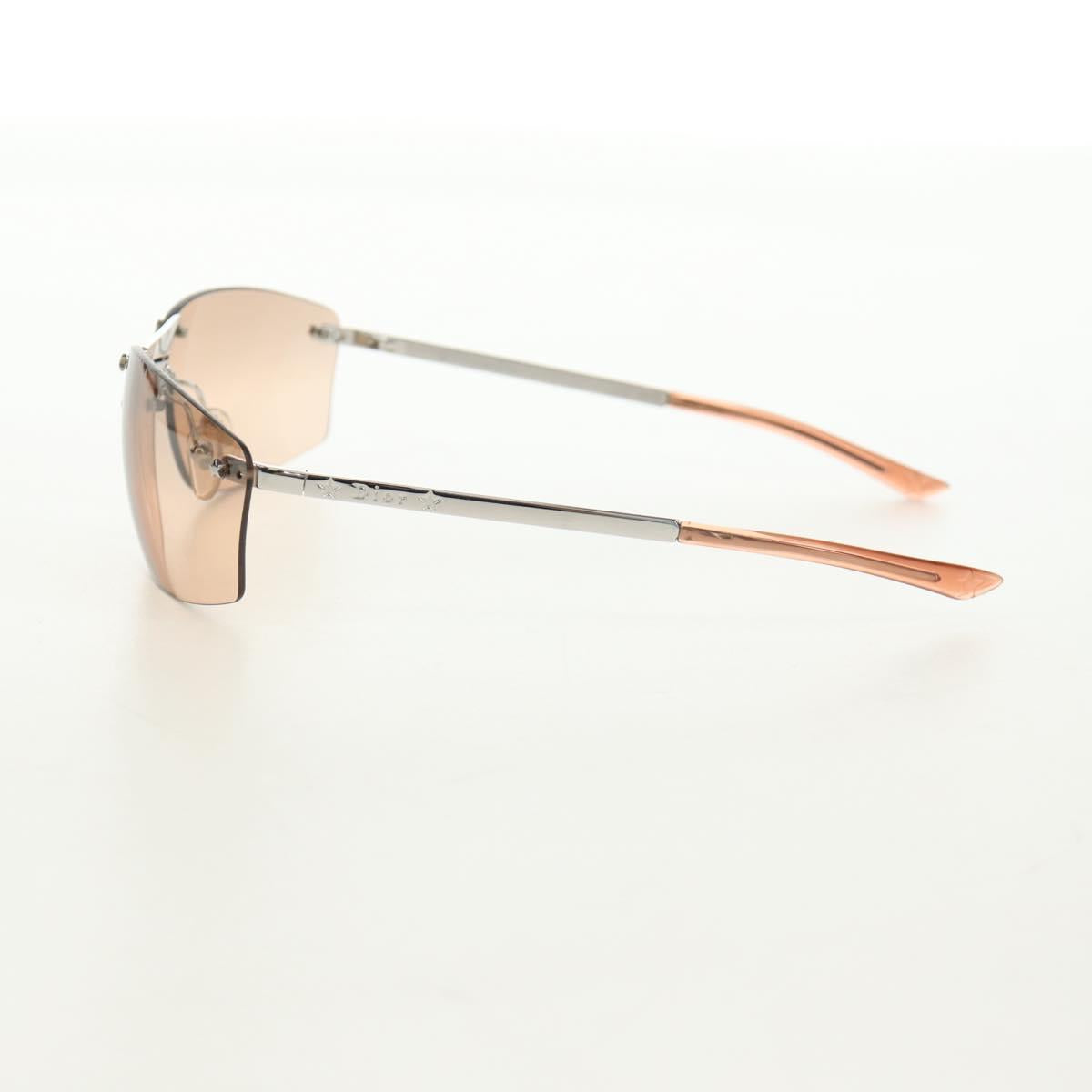 Christian Dior Sunglasses metal Beige Auth 186029M