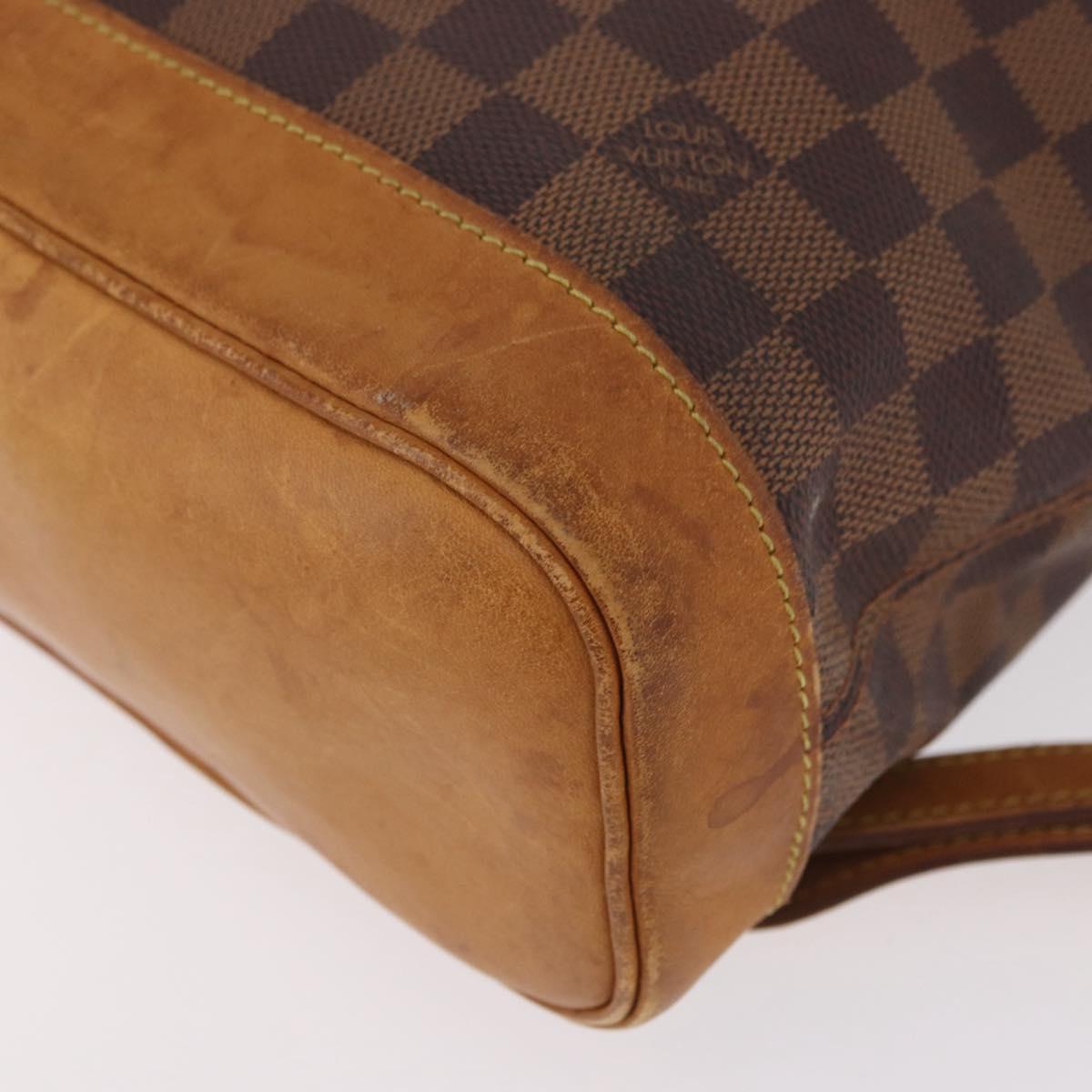 LOUIS VUITTON Damier Ebene Arlucan Backpack N99038 LV Auth 186030