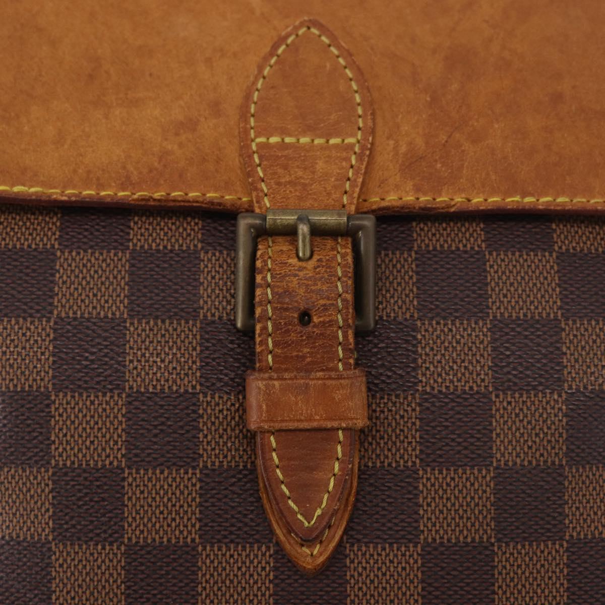 LOUIS VUITTON Damier Ebene Arlucan Backpack N99038 LV Auth 186030