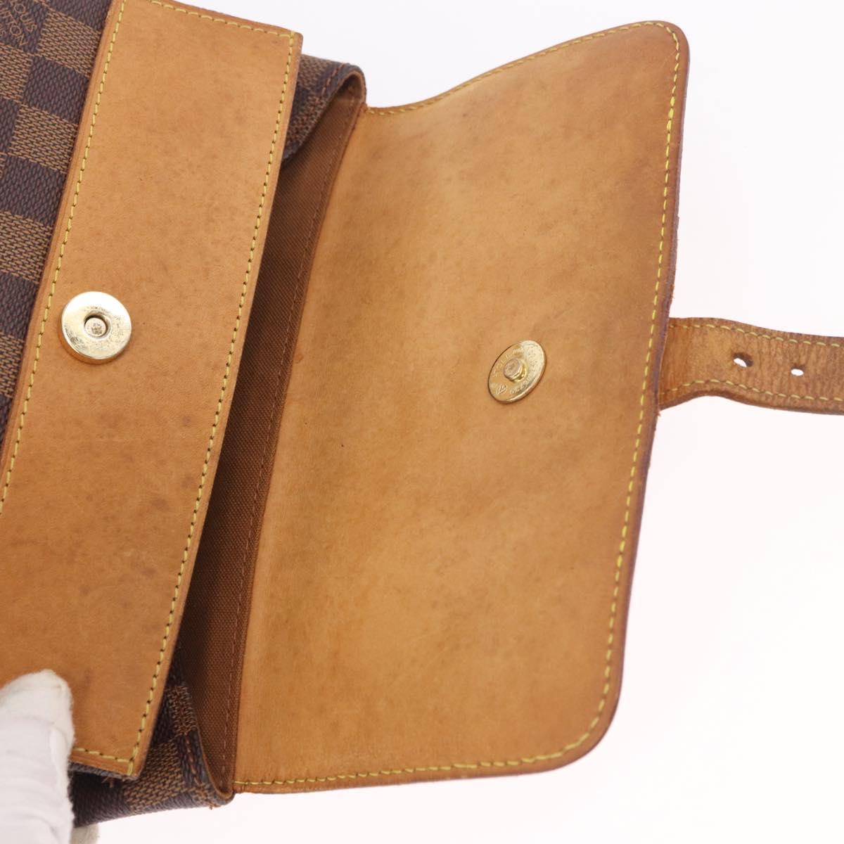 LOUIS VUITTON Damier Ebene Arlucan Backpack N99038 LV Auth 186030