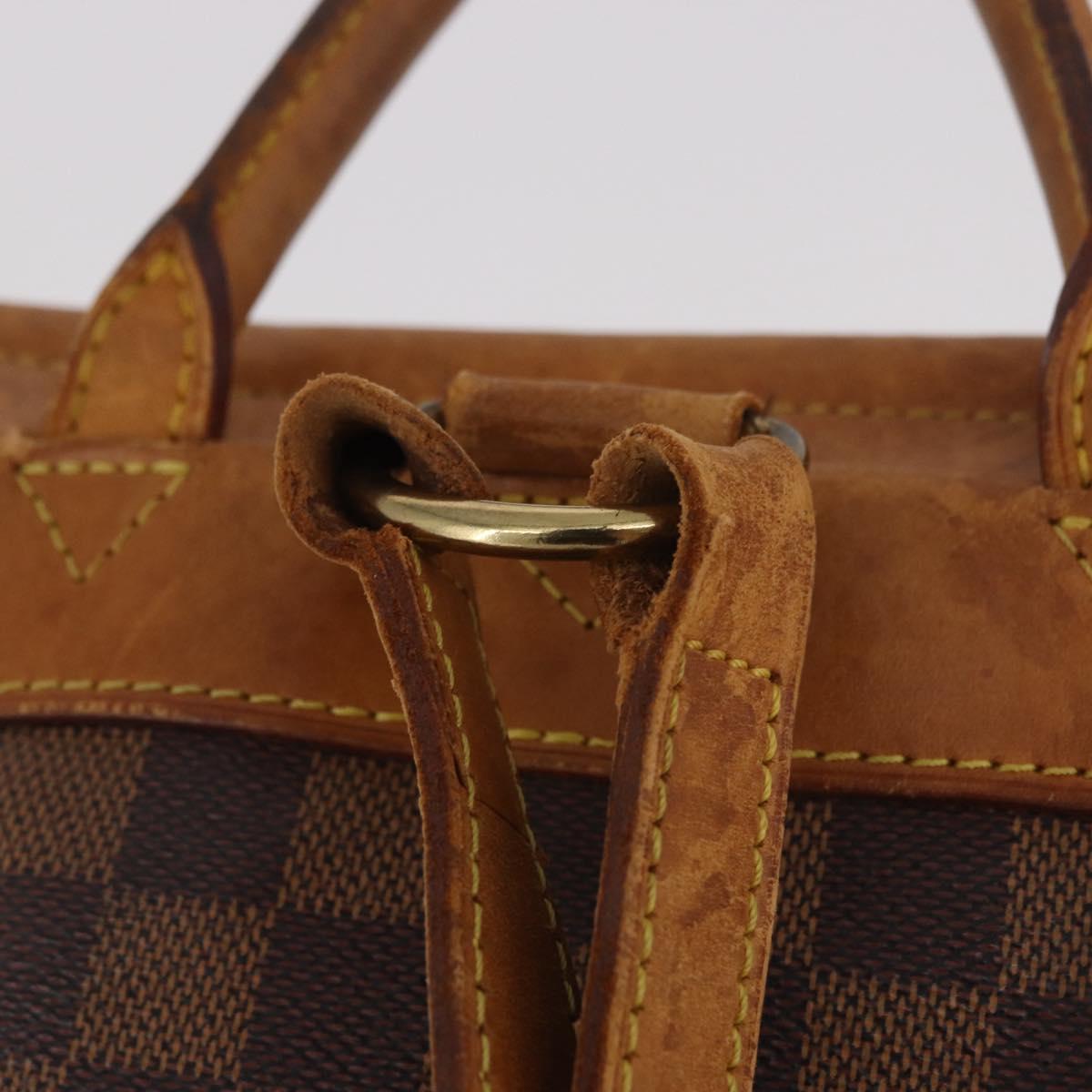 LOUIS VUITTON Damier Ebene Arlucan Backpack N99038 LV Auth 186030