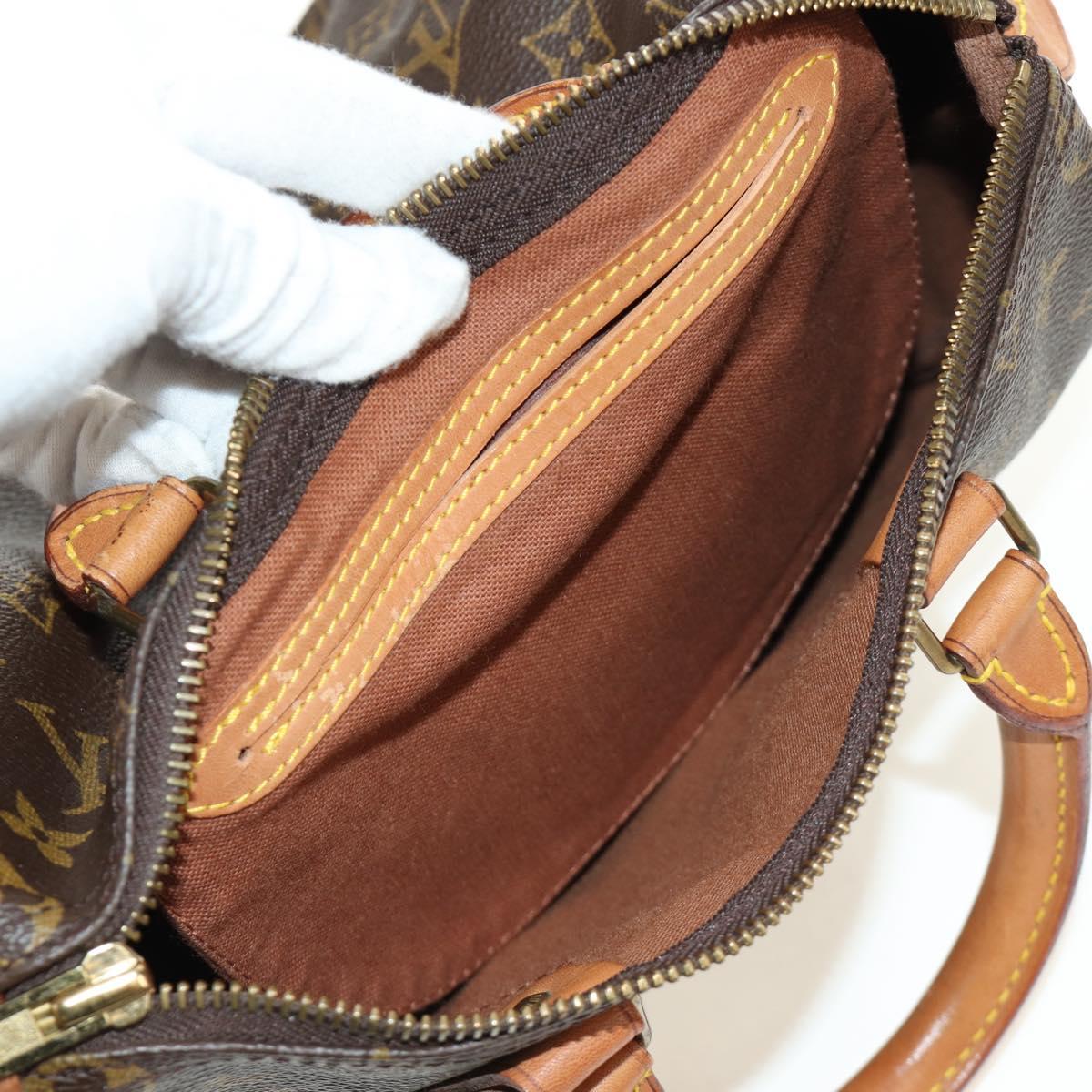 LOUIS VUITTON Monogram Speedy 25 Hand Bag M41528 LV Auth 186035SAV