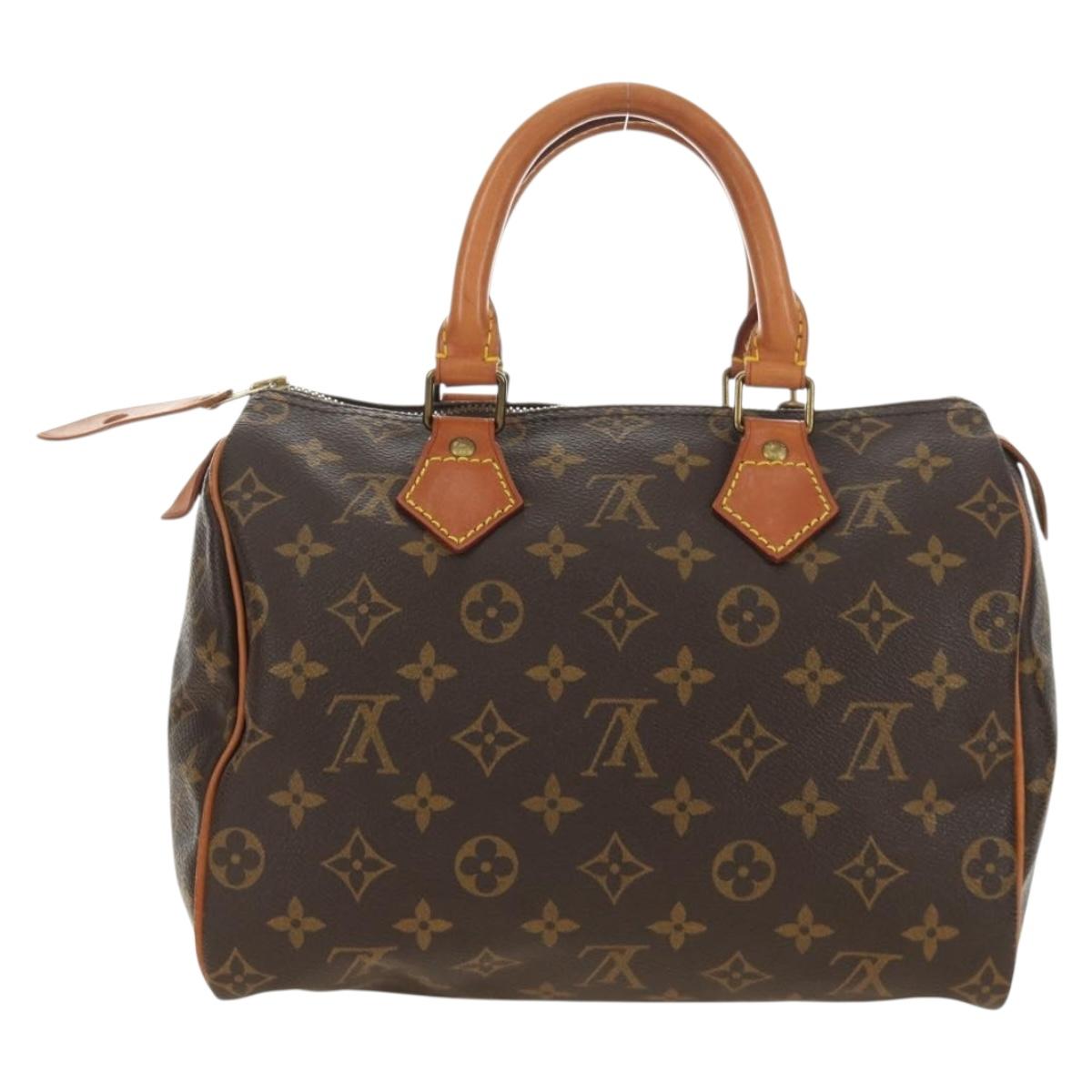 LOUIS VUITTON Monogram Speedy 25 Hand Bag M41528 LV Auth 186035SAV