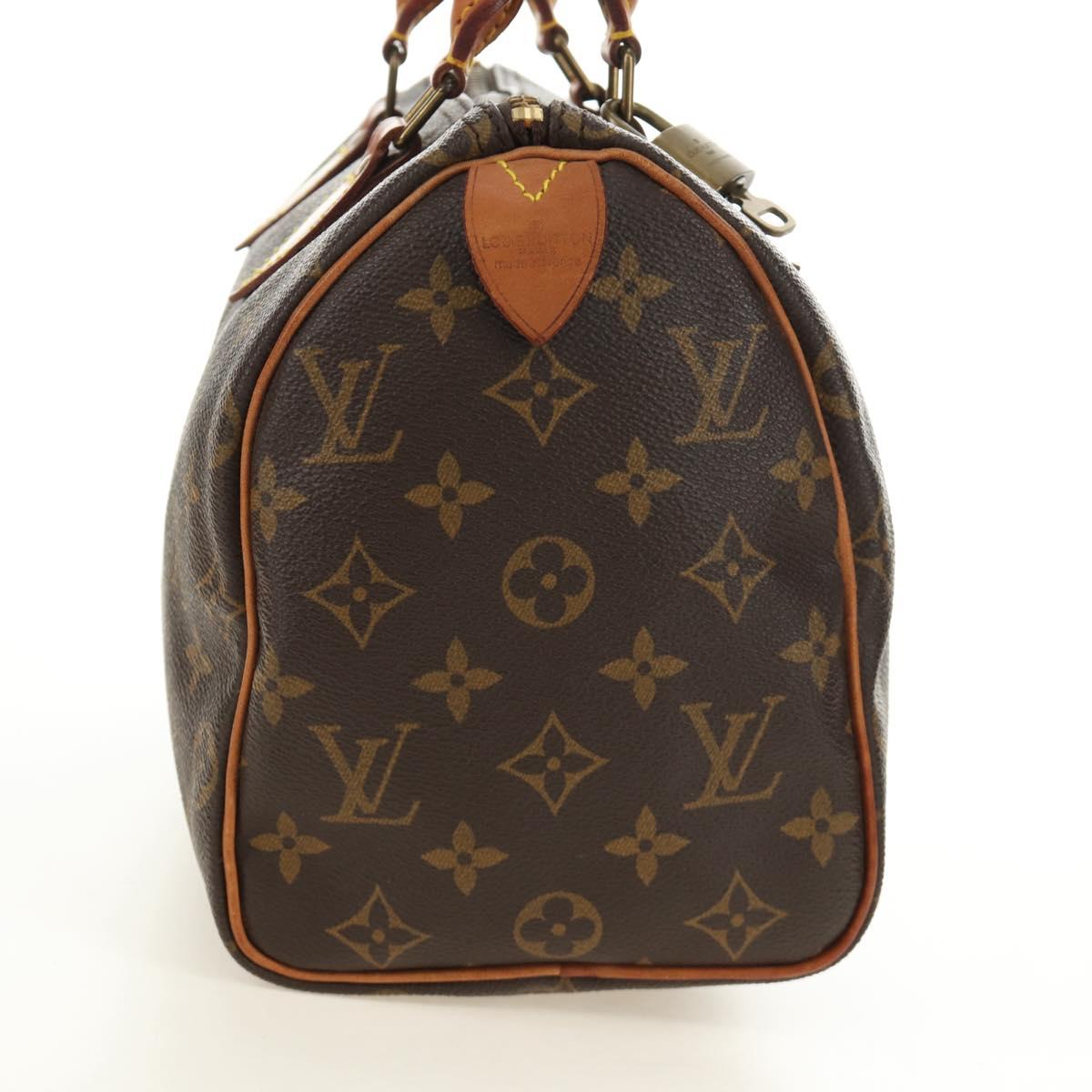 LOUIS VUITTON Monogram Speedy 25 Hand Bag M41528 LV Auth 186035SAV