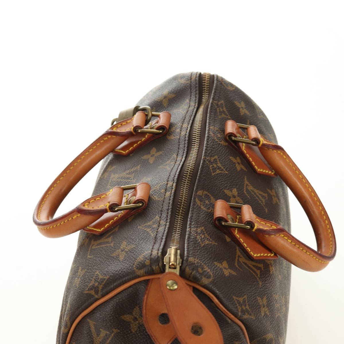LOUIS VUITTON Monogram Speedy 25 Hand Bag M41528 LV Auth 186035SAV