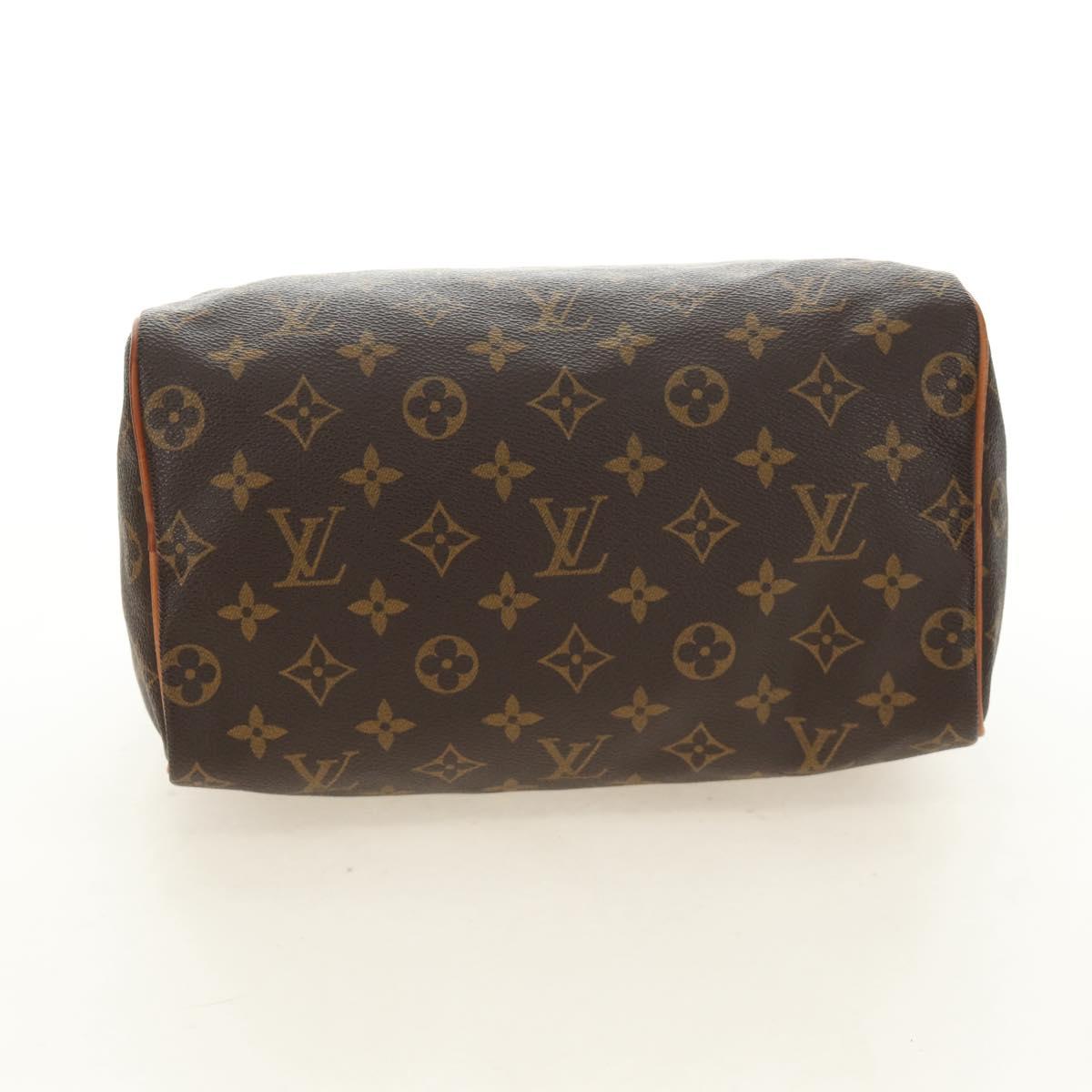 LOUIS VUITTON Monogram Speedy 25 Hand Bag M41528 LV Auth 186035SAV