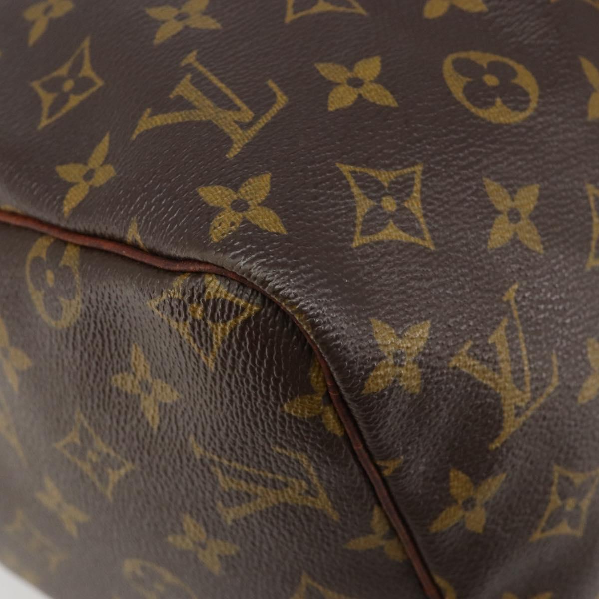 LOUIS VUITTON Monogram Speedy 30 Hand Bag M41526 LV Auth 186053A