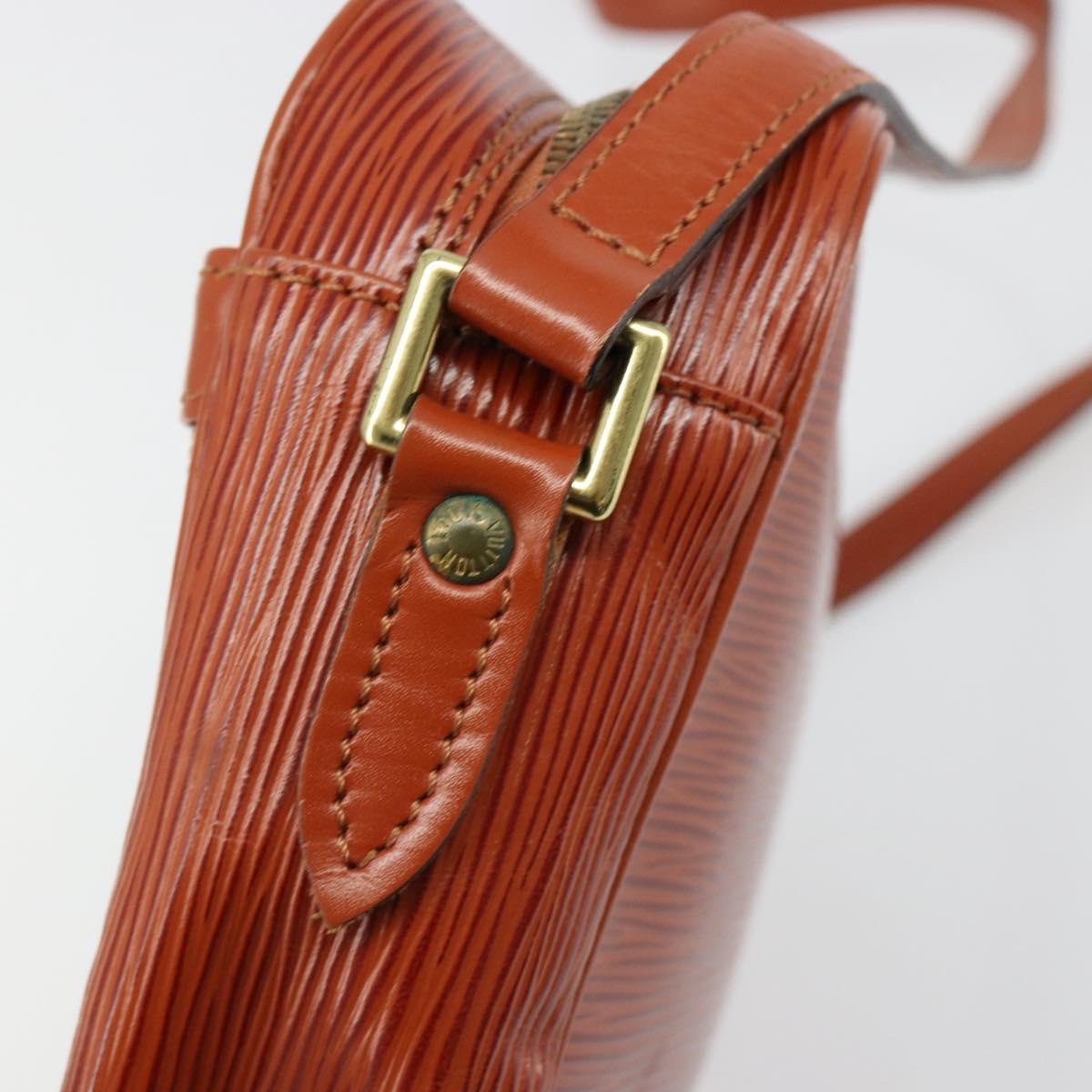 LOUIS VUITTON Epi Trocadero 23 Shoulder Bag Brown M52313 LV Auth 186055