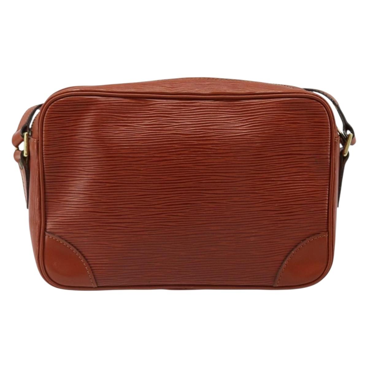 LOUIS VUITTON Epi Trocadero 23 Shoulder Bag Brown M52313 LV Auth 186055