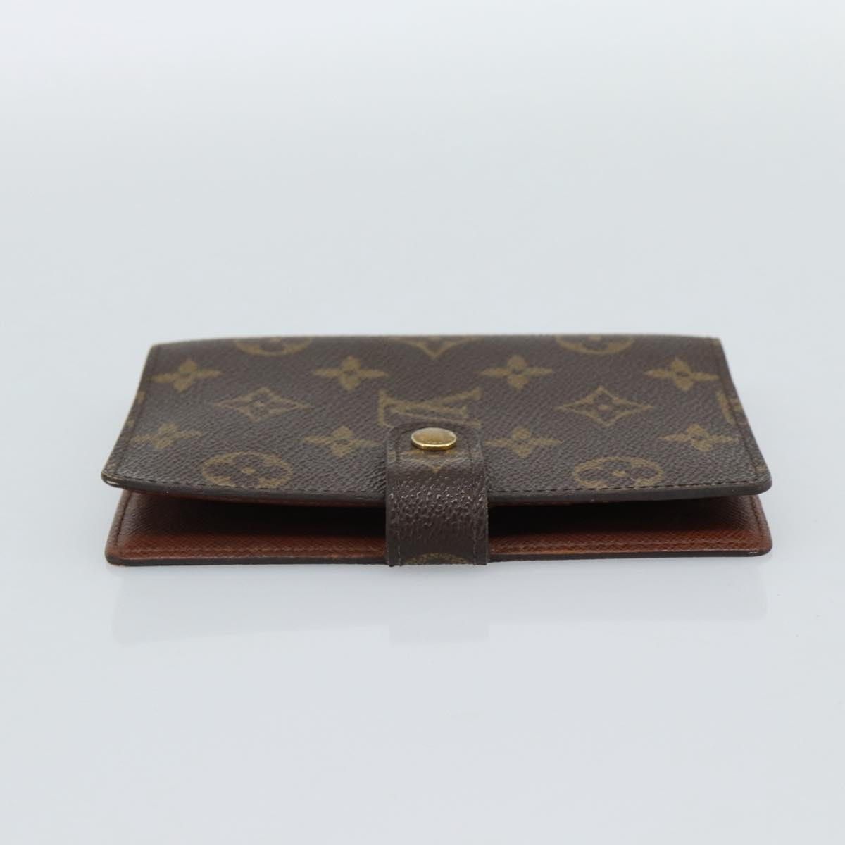 LOUIS VUITTON Monogram Agenda PM Day Planner Cover R20005 LV Auth 186064A