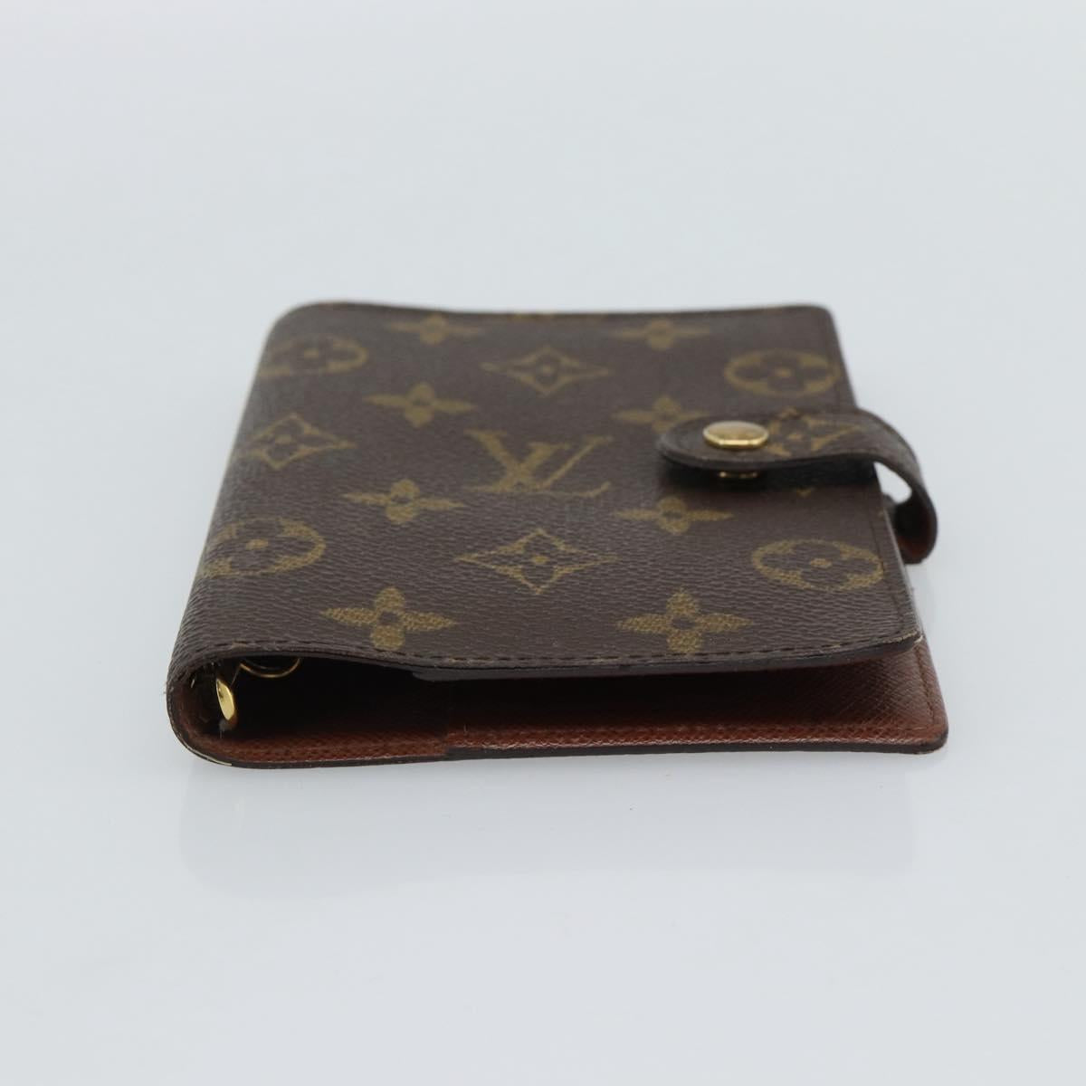 LOUIS VUITTON Monogram Agenda PM Day Planner Cover R20005 LV Auth 186064A