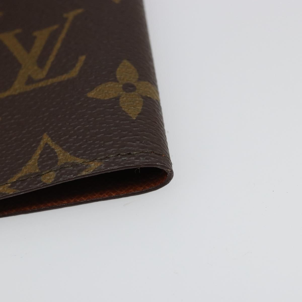 LOUIS VUITTON Monogram Day Planner Cover LV Auth 186066A