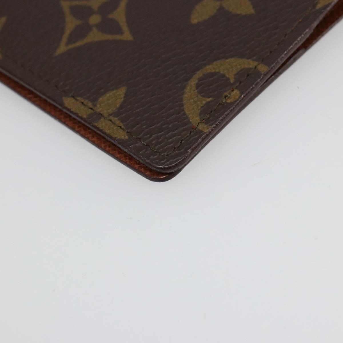 LOUIS VUITTON Monogram Day Planner Cover LV Auth 186066A