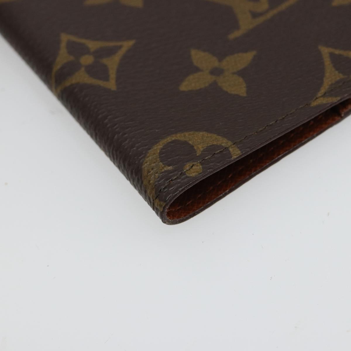 LOUIS VUITTON Monogram Day Planner Cover LV Auth 186066A