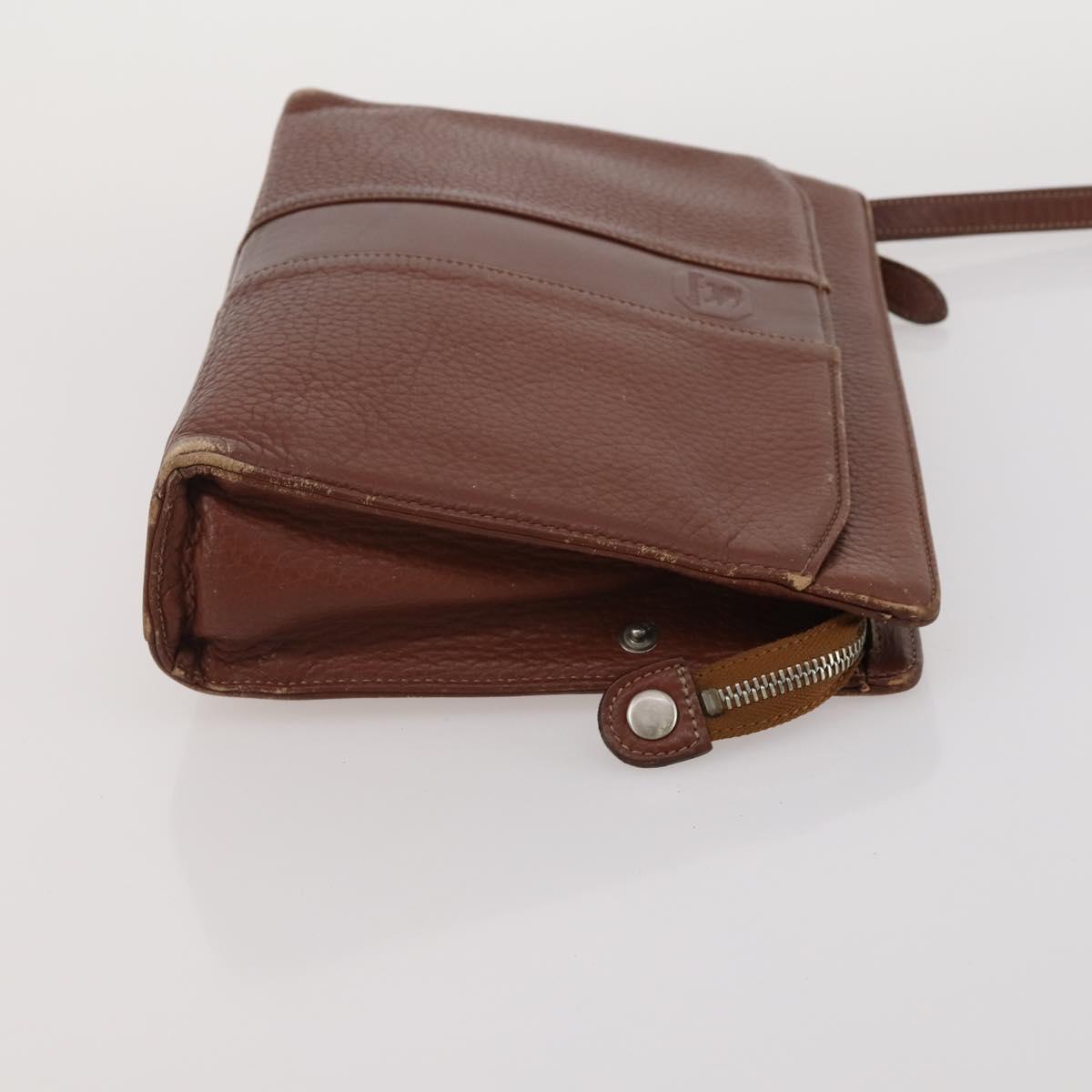 Burberrys Burberry Cartier Bag PVC Leather 4 Set Brown Bordeaux Auth 186068