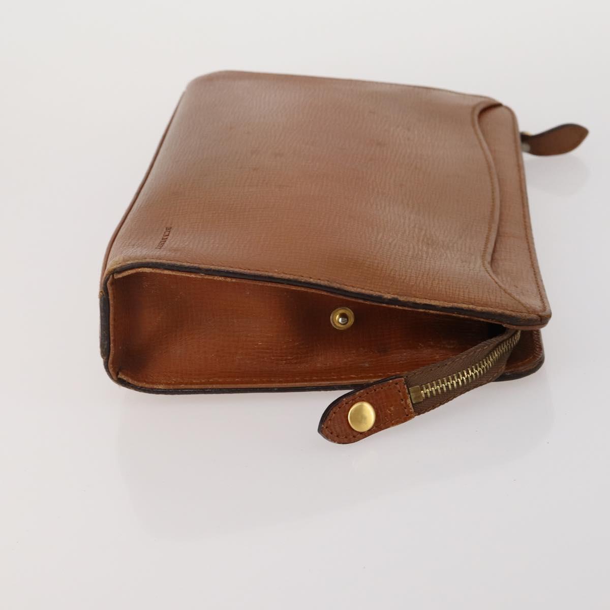 Burberrys Burberry Cartier Bag PVC Leather 4 Set Brown Bordeaux Auth 186068