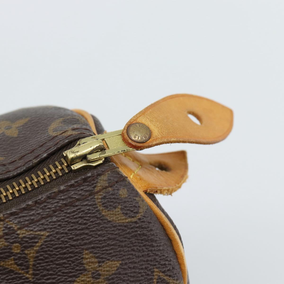 LOUIS VUITTON Monogram Speedy 25 Hand Bag M41528 LV Auth 186090A