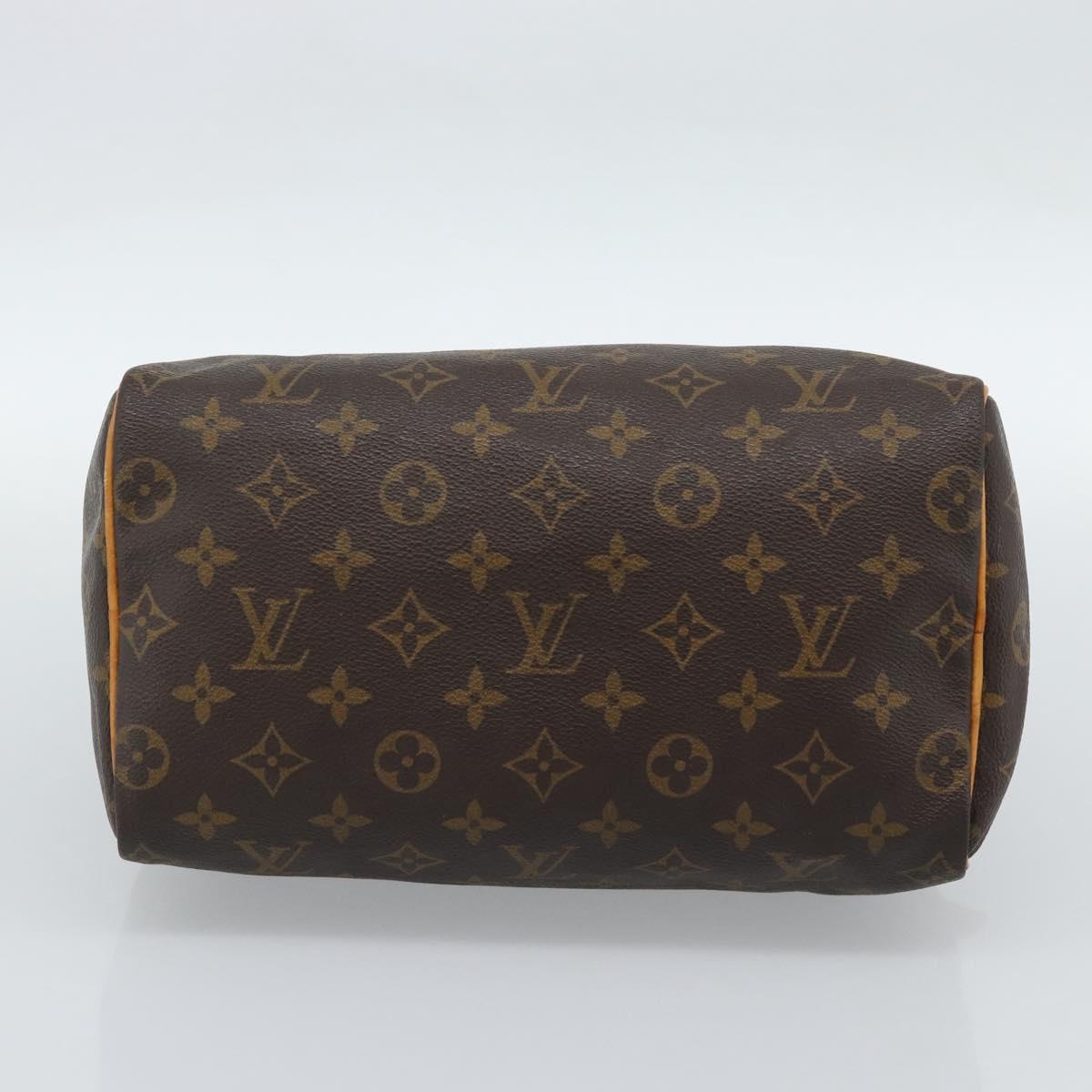 LOUIS VUITTON Monogram Speedy 25 Hand Bag M41528 LV Auth 186090A