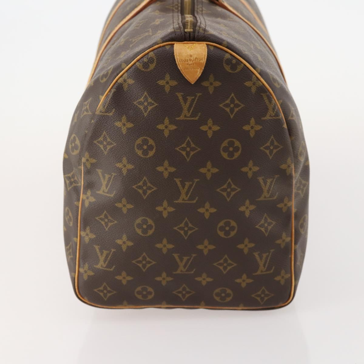 LOUIS VUITTON Monogram Keepall 50 Boston Bag M41426 LV Auth 186091A