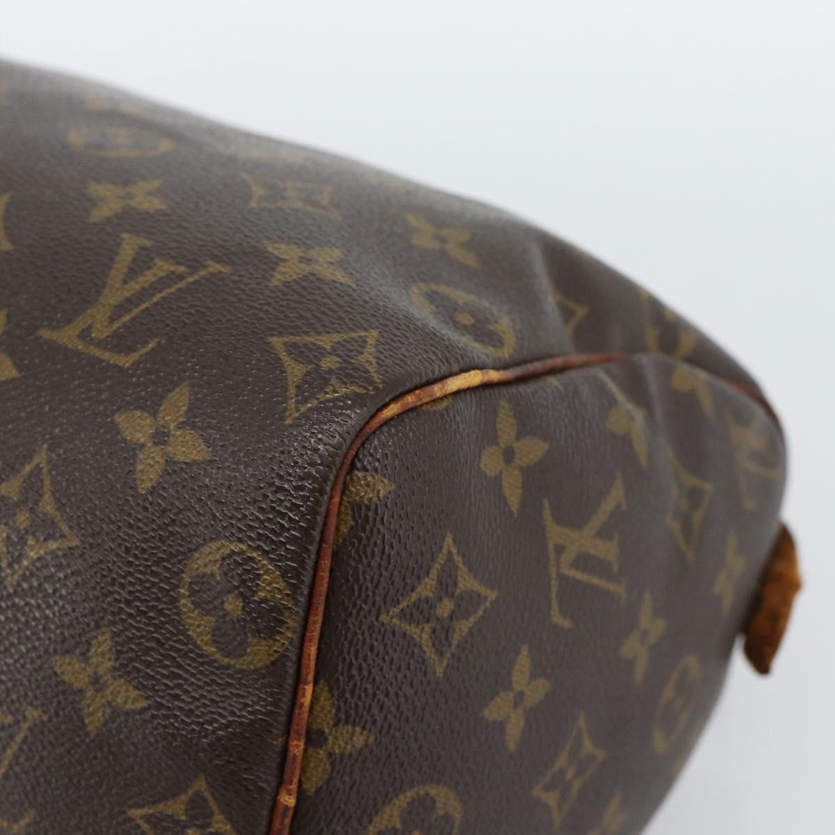 LOUIS VUITTON Monogram Speedy 25 Hand Bag M41528 LV Auth 186096