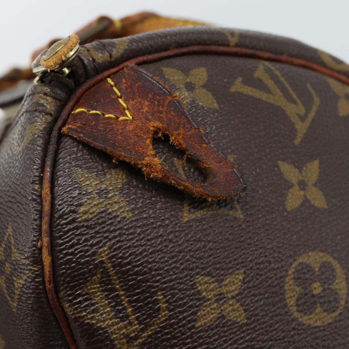 LOUIS VUITTON Monogram Speedy 25 Hand Bag M41528 LV Auth 186096