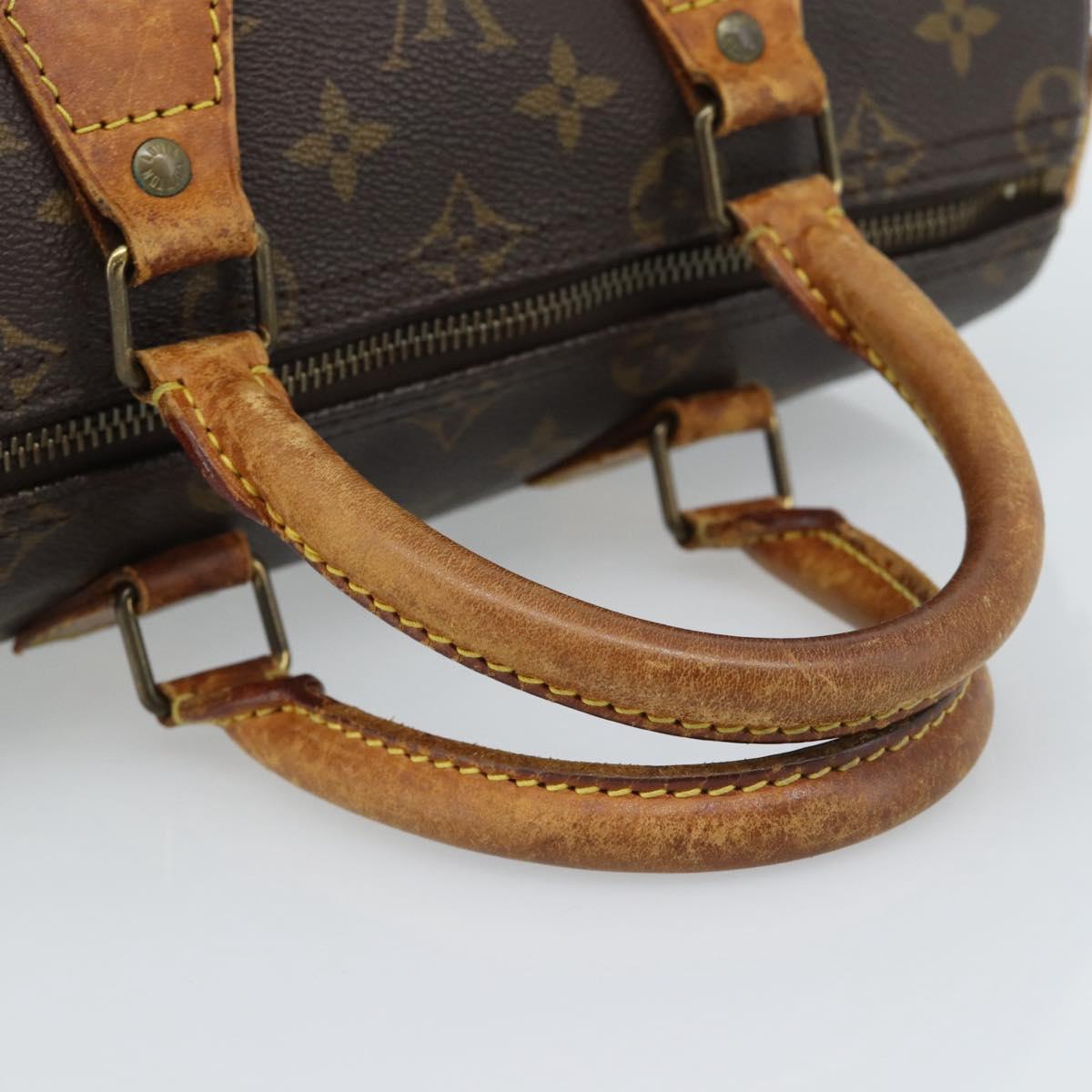 LOUIS VUITTON Monogram Speedy 25 Hand Bag M41528 LV Auth 186096