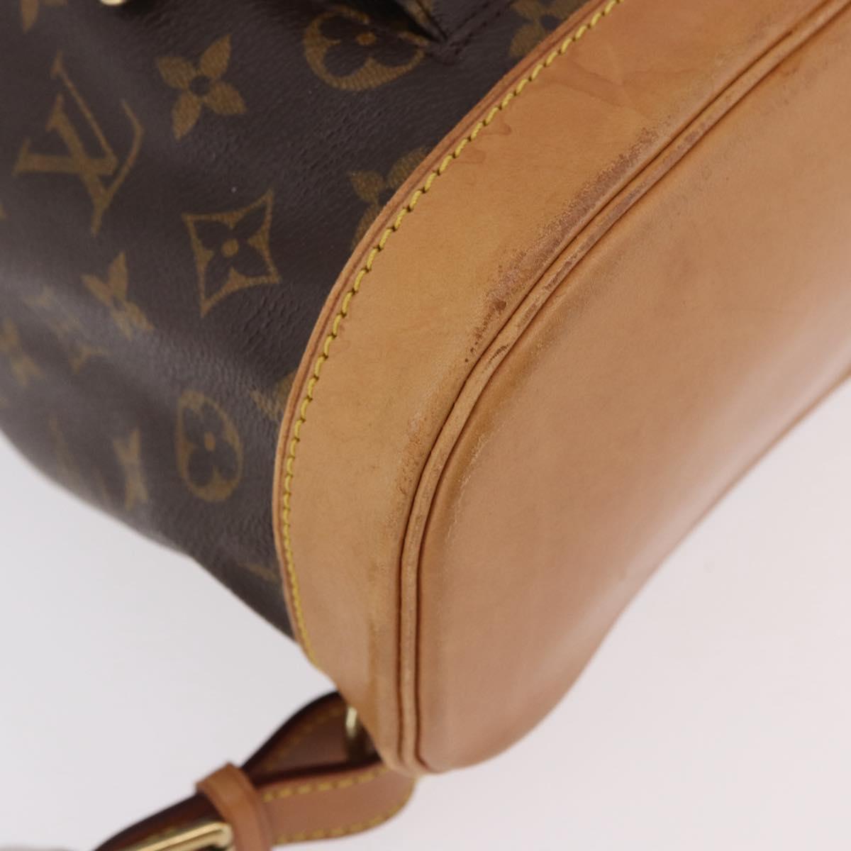 LOUIS VUITTON Monogram Montsouris PM Backpack M51137 LV Auth 186103A