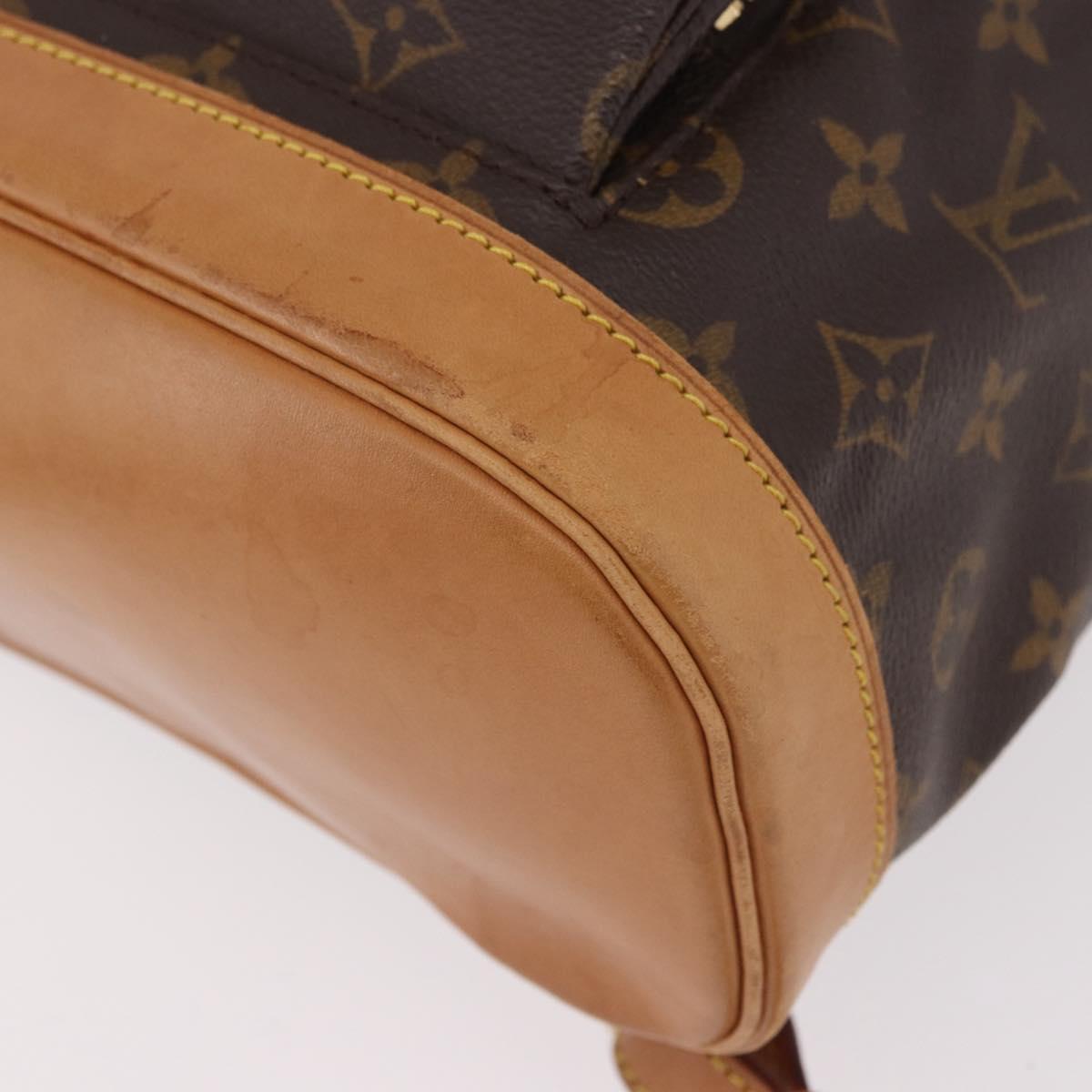 LOUIS VUITTON Monogram Montsouris PM Backpack M51137 LV Auth 186103A