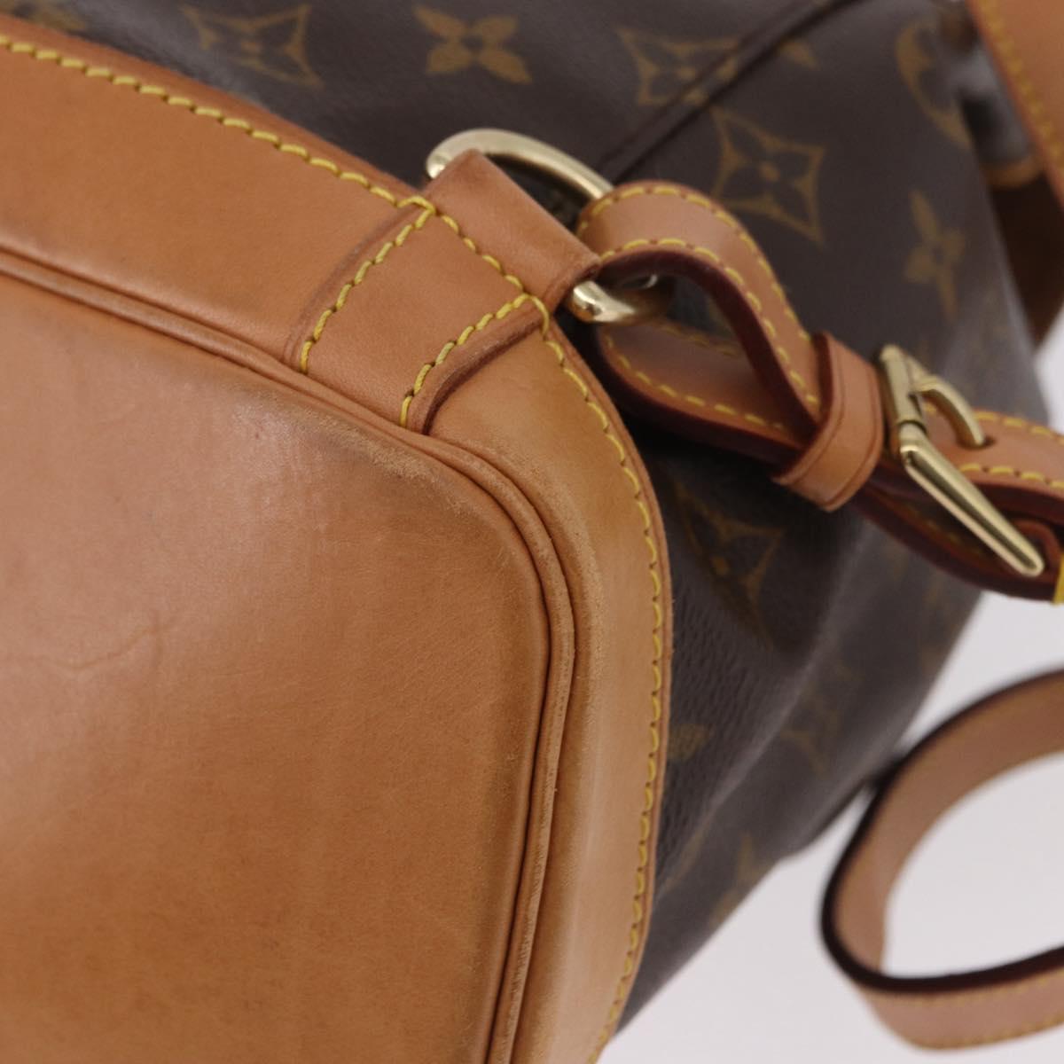 LOUIS VUITTON Monogram Montsouris PM Backpack M51137 LV Auth 186103A