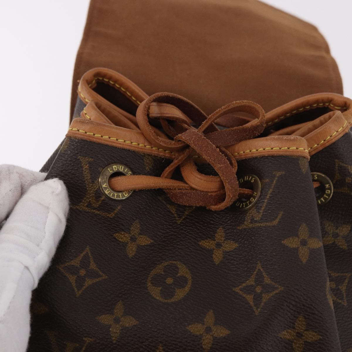 LOUIS VUITTON Monogram Montsouris PM Backpack M51137 LV Auth 186103A
