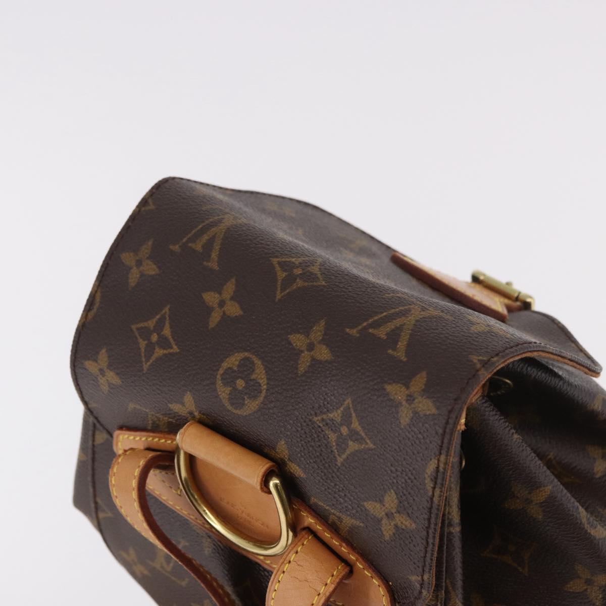 LOUIS VUITTON Monogram Montsouris PM Backpack M51137 LV Auth 186103A