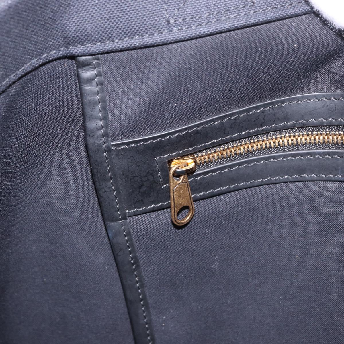 BALENCIAGA Hand Bag Canvas 2way Black Gold 671403 Auth 186106M