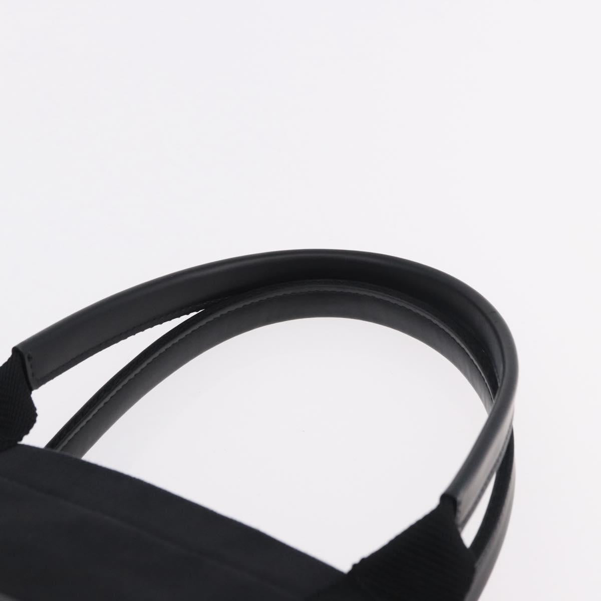 BALENCIAGA Hand Bag Canvas 2way Black Gold 671403 Auth 186106M