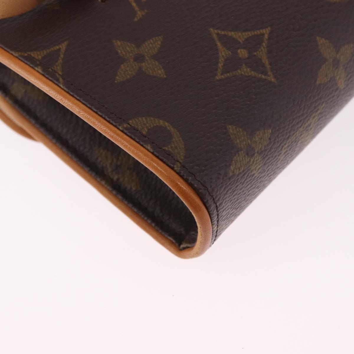 LOUIS VUITTON Monogram Pochette Florentine Waist bag M51855 LV Auth 186107V