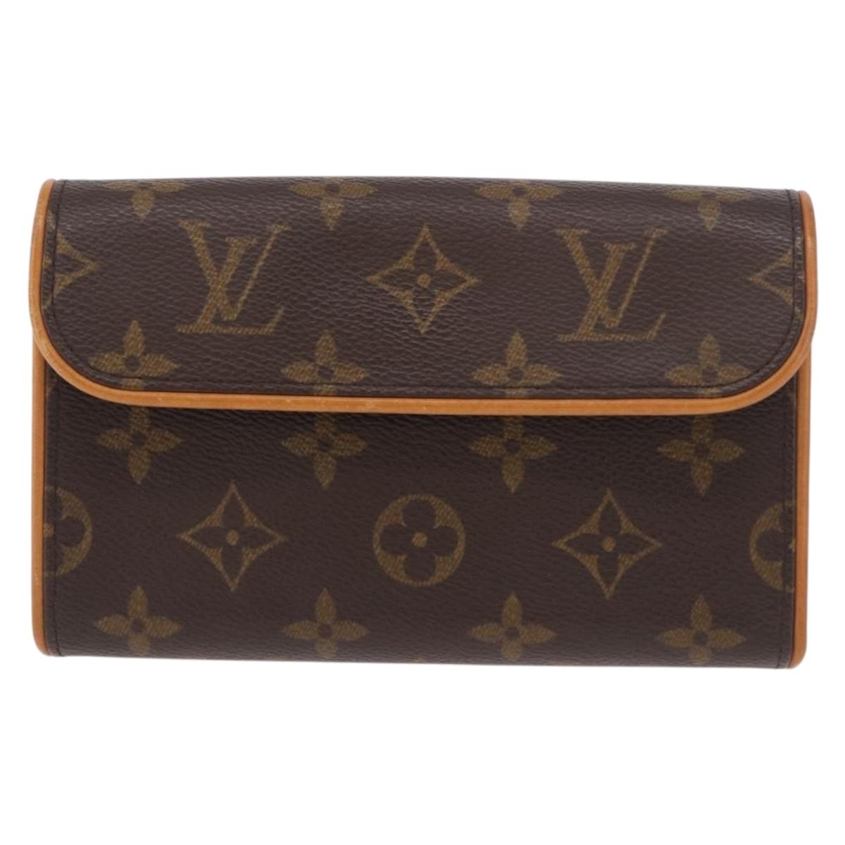 LOUIS VUITTON Monogram Pochette Florentine Waist bag M51855 LV Auth 186107V