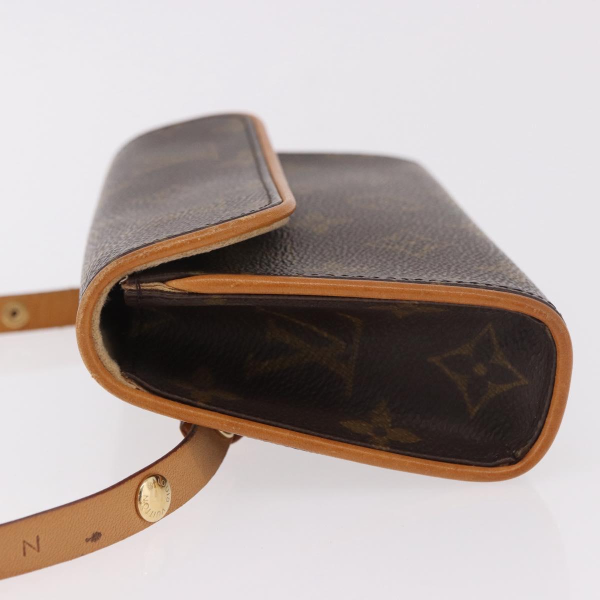 LOUIS VUITTON Monogram Pochette Florentine Waist bag M51855 LV Auth 186107V