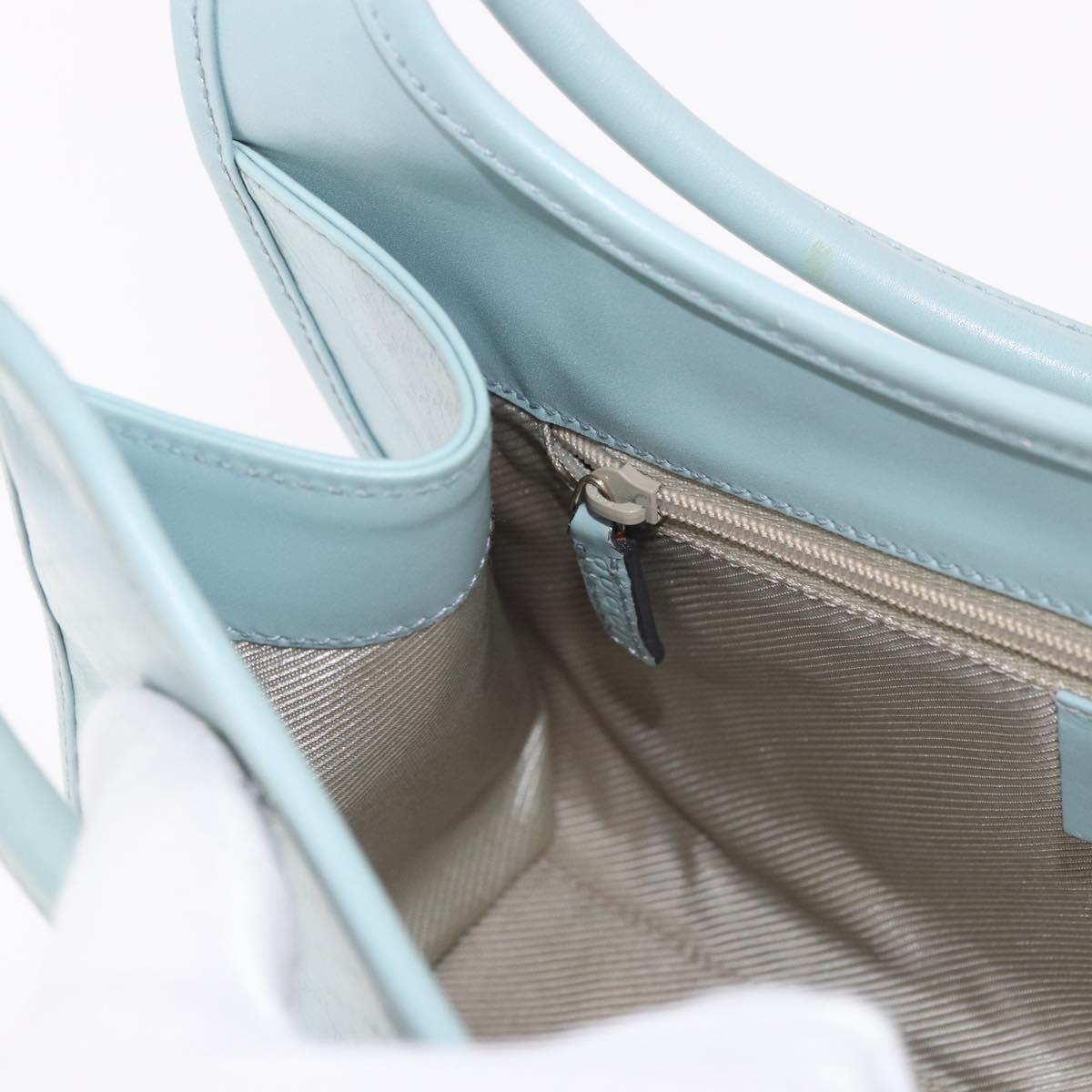 GUCCI Micro Guccissima Jackie Bag Gold Light Blue 002 1068 2404 Auth 186130V