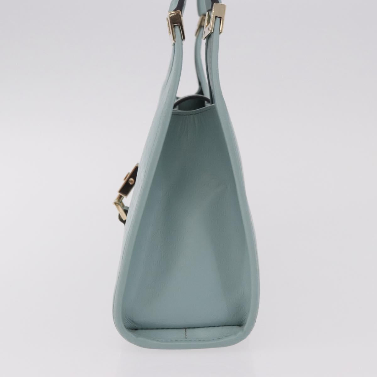 GUCCI Micro Guccissima Jackie Bag Gold Light Blue 002 1068 2404 Auth 186130V