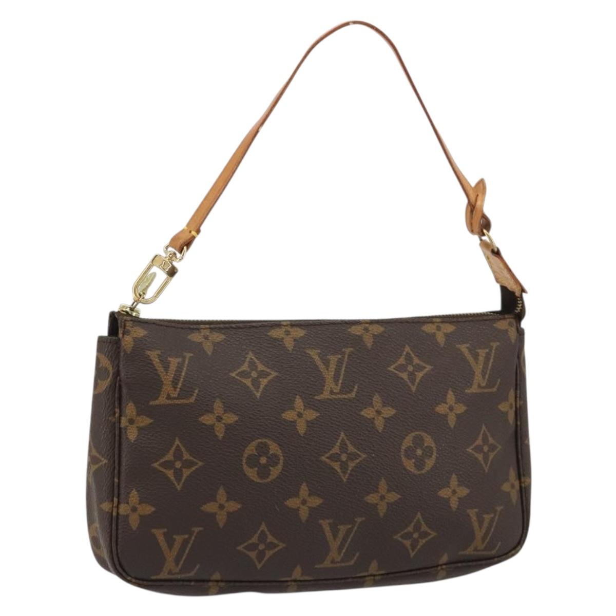 LOUIS VUITTON Monogram Pochette Accessoires Pouch M51980 LV Auth 186141A