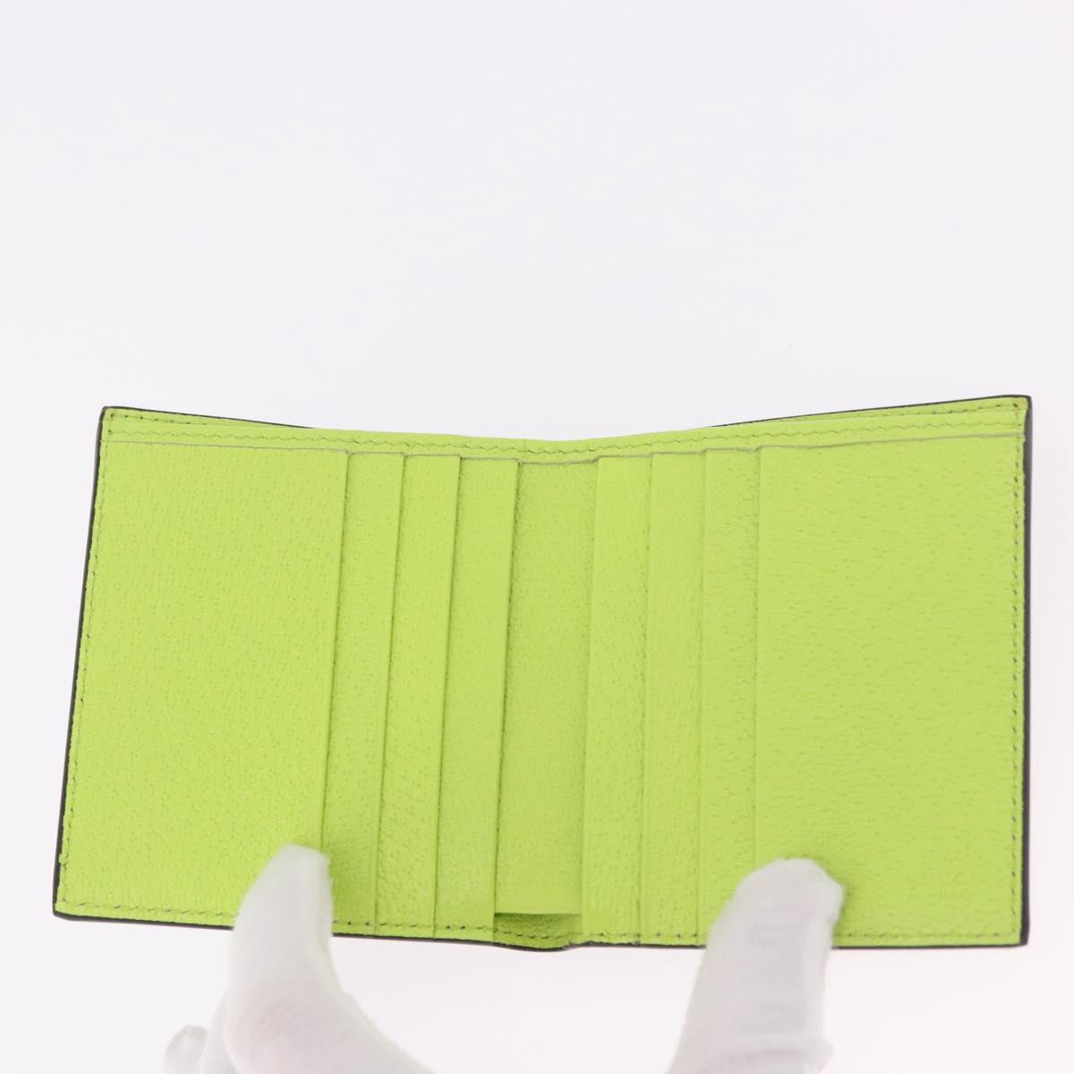 GUCCI GG Supreme Wallet PVC Beige 835323 Auth 186159M