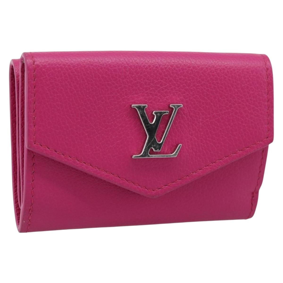 LOUIS VUITTON Portefeuille Rock Mini Wallet Leather Pink M81886 LV Auth 186174M