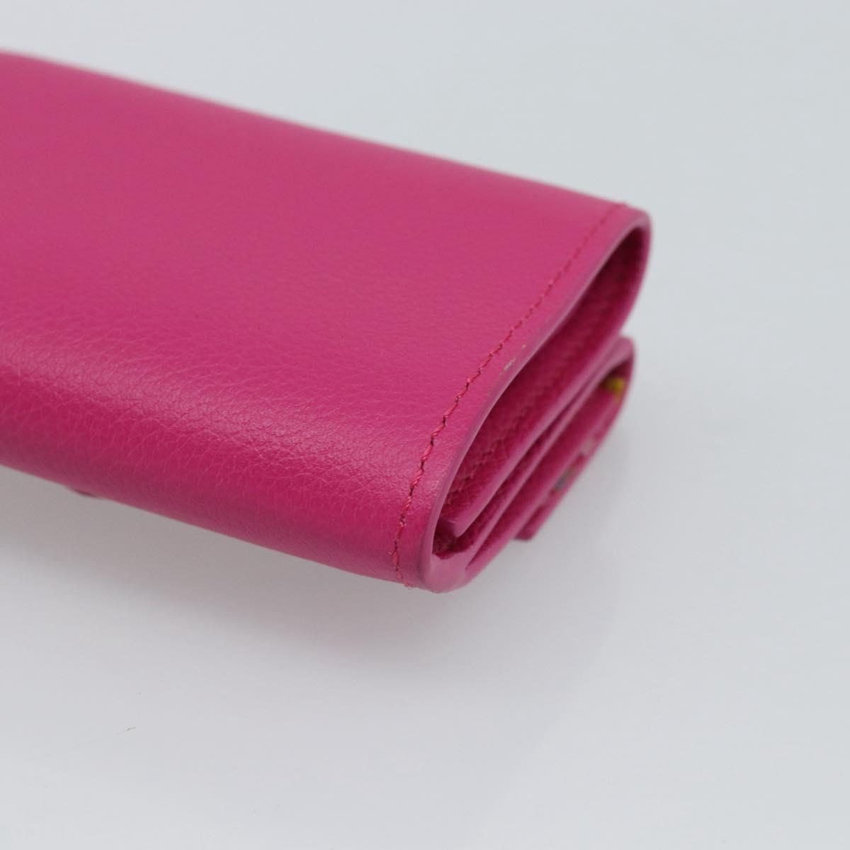 LOUIS VUITTON Portefeuille Rock Mini Wallet Leather Pink M81886 LV Auth 186174M